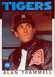 1986 Topps Baseball Cards      130     Alan Trammell
